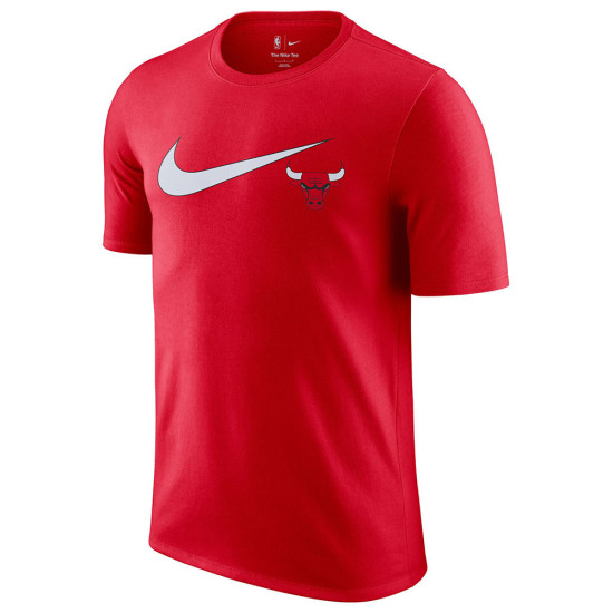Nike Ανδρική κοντομάνικη μπλούζα NBA Chicago Bulls Essentials Swoosh Tee